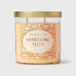 Lidded Glass Jar Candle Sparkling Yuzu - Opalhouse™ -Furniture Store GUEST 18fdf501 b6b7 4c07 9045 290aa3a8a15a