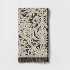 Allover Pattern Towels Black/White - Opalhouse -Furniture Store GUEST 30c6811e d445 43c2 9fb7 680ce0df8a36