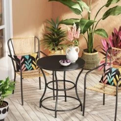 Nolina 27.5" Round Bistro Patio Dining Table, Outdoor Furniture - Opalhouse™ Designed With Jungalow™ 9 Nolina 27.5" Round Bistro Patio Dining Table, Outdoor Furniture - Opalhouse™ Designed With Jungalow™ -Furniture Store GUEST 3363aca5 e699 4998 bc21 d67f9efa61c4