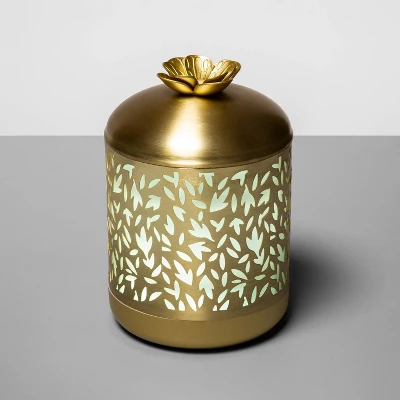 200ml Metal Flower Cutout Color-Changing Oil Diffuser Gold - Opalhouse™ 6 200ml Metal Flower Cutout Color-Changing Oil Diffuser Gold - Opalhouse™ - Image 6