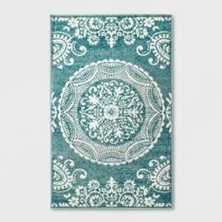 Vintage Medallion Outdoor Rug Turquoise - Opalhouse -Furniture Store GUEST 456e7275 6a86 42a9 b016 7ab8c8d1e8e0