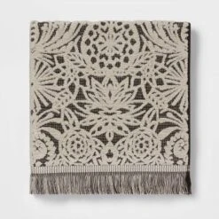 Allover Pattern Towels Black/White - Opalhouse -Furniture Store GUEST 4e852273 d465 4a0d bf6f 09657c8aa5a1