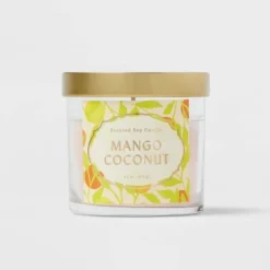 Glass Jar Mango Coconut Candle - Opalhouse™ -Furniture Store GUEST 5fde4c7c e49f 4dd8 9155 a3e0346ab1da