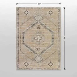 5'x7' Sunset Moroccan Tapestry Rectangular Woven Outdoor Area Rug Light Brown - Opalhouse™ -Furniture Store GUEST 600501e1 0d8a 42f2 9afb 1f6245befe8b
