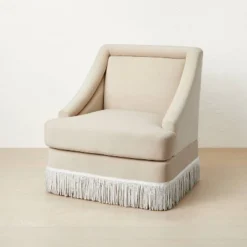 Alberhill Velvet Accent Chair With Fringe - Opalhouse™ Designed With Jungalow™ -Furniture Store GUEST 6a2c8665 b5eb 4e71 9163 3f7b29c4d6c7