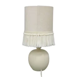 Small Table Lamp With Fringe Shade Off-White (Includes LED Light Bulb) - Opalhouse™ Designed With Jungalow™ -Furniture Store GUEST 6a5a28fb 40e2 4ccf aad5 699d151bc234