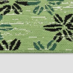 5' X 7' Floral Stamp Outdoor Rug Green - Opalhouse™ -Furniture Store GUEST 6bf8d430 59fc 44d6 ad14 a69b10e955f1