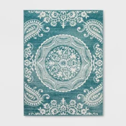 Vintage Medallion Outdoor Rug Turquoise - Opalhouse -Furniture Store GUEST 6c0eb72d 44c2 4f9e 87fc 5063aebde8d8