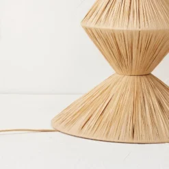 Faux Raffia Floor Lamp Brown (Includes LED Light Bulb) - Opalhouse™ Designed With Jungalow -Furniture Store GUEST 722eef02 bd1a 4345 bc17 2300537469fc