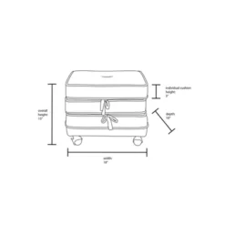 Marin Stackable Pouf With Casters - Opalhouse™ Designed With Jungalow™ 11 Marin Stackable Pouf With Casters - Opalhouse™ Designed With Jungalow™ -Furniture Store GUEST 7b9ecb5e 9626 4b0f abc1 fd2c0a06f868