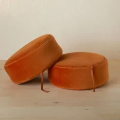 Olivia Round Pouf Rust - Opalhouse™ Designed With Jungalow™ -Furniture Store GUEST 82af329b 8f41 4a0d 911f baedd52777c2