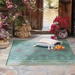 5' X 7' Outdoor Rug Global Aqua - Opalhouse™ -Furniture Store GUEST 936c44a1 952b 47a4 8745 a9387e952bdc