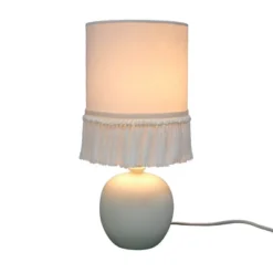 Small Table Lamp With Fringe Shade Off-White (Includes LED Light Bulb) - Opalhouse™ Designed With Jungalow™ -Furniture Store GUEST b032319a c7f7 464d ab2a a2536f5698f3