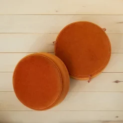 Olivia Round Pouf Rust - Opalhouse™ Designed With Jungalow™ -Furniture Store GUEST c9dd8b4f 6724 4b6d b4cd 58d229a78600