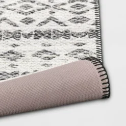 Diamond Printed Accent Aztec Rug Black - Opalhouse™ -Furniture Store GUEST e3046680 f1c2 4786 85e6 13127e4d5137