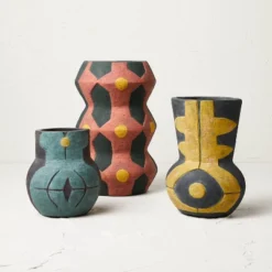 Small Geo Pattern Vase Yellow - Opalhouse™ Designed With Jungalow™ -Furniture Store GUEST ffdfb76e 4af7 4a2f bf54 eb82c22ddd07